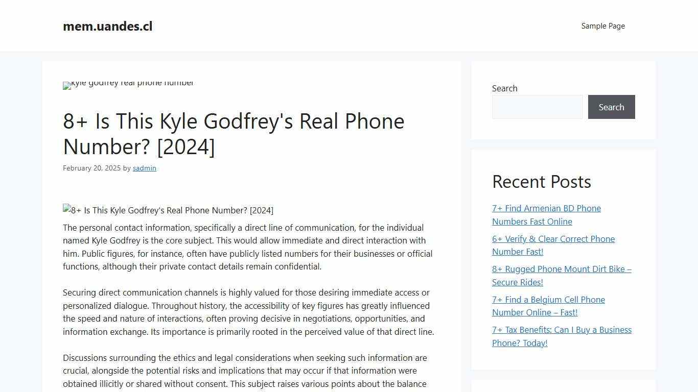 8+ Is This Kyle Godfrey's Real Phone Number? [2024]